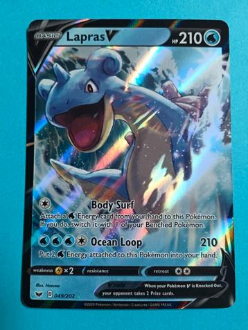 049 Lapras V - Sword & Shield - Pokémon  disponible aux enchères