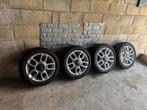 Orginele Fiat 500 velgen met winterbanden 15 inch, Auto-onderdelen, Ophalen, 15 inch, Winterbanden, Velg(en)