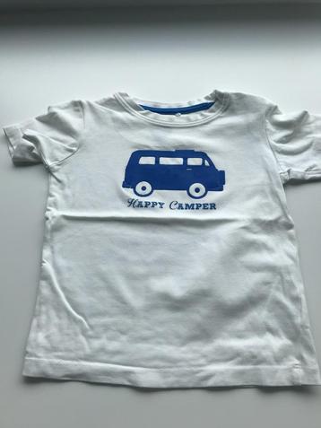 Witte t-shirt biokatoen (zachte stof) van JBC, maat 86+ = 92 beschikbaar voor biedingen