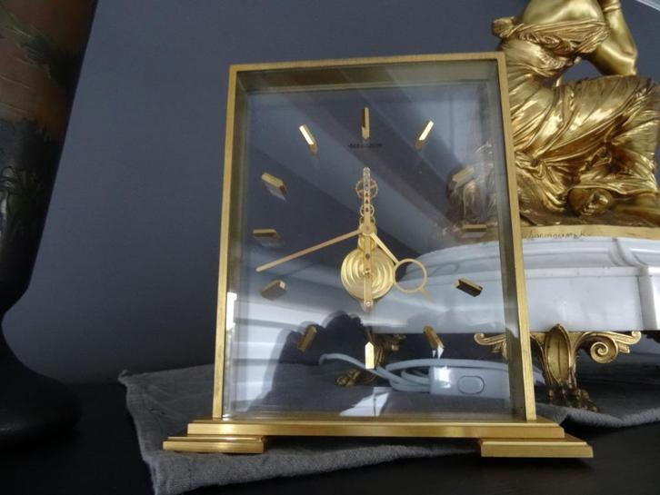 Zeldzame Jaeger Le Coultre Baquette-klok, Antiek en Kunst, Antiek | Klokken, Ophalen of Verzenden