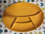 12 gele fondueborden, Huis en Inrichting, Ophalen, Zo goed als nieuw