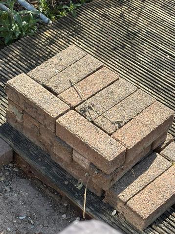 GRATIS!! Ongeveer 2600 terrasklinkers!, Tuin en Terras, Tegels en Klinkers, Ophalen, Gebruikt, Klinkers