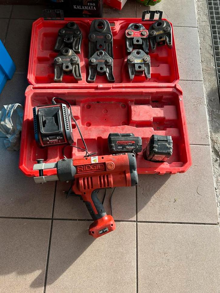 Ridgid rp 340 persmachine, Doe-het-zelf en Bouw, Gereedschap | Overige machines, Zo goed als nieuw, Ophalen