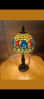 Prachtige antieke tiffany lamp hoogte 38 cm, Enlèvement