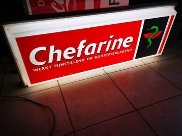 Vintage chefarine lichtbak 110x42x20