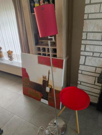 Leuk decoratiesetje (schilderij, tafeltje en lamp), Enlèvement, Comme neuf