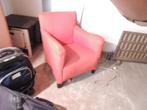 Retro fauteuil, Ophalen, Gebruikt, Minder dan 75 cm, Stof