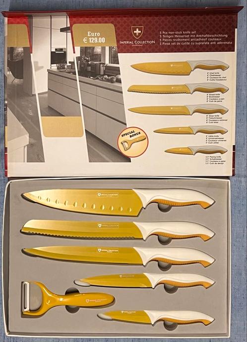Set de couteaux Imperial Collection Switzerland, Huis en Inrichting, Keuken | Bestek, Nieuw