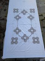 nappe vintage en coton avec crochet fin des années 60, Maison & Meubles, Enlèvement ou Envoi, Utilisé, Rectangle, Intérieur
