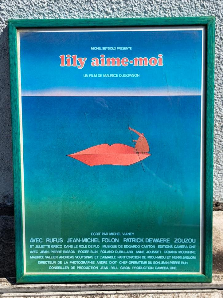 Lithographie lily aime moi de jean michel folon, Antiek en Kunst, Kunst | Litho's en Zeefdrukken, Ophalen of Verzenden