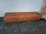 TV meubel teak 210x47x40H, Huis en Inrichting, Kasten |Televisiemeubels, Ophalen, Teakhout, Zo goed als nieuw, 200 cm of meer
