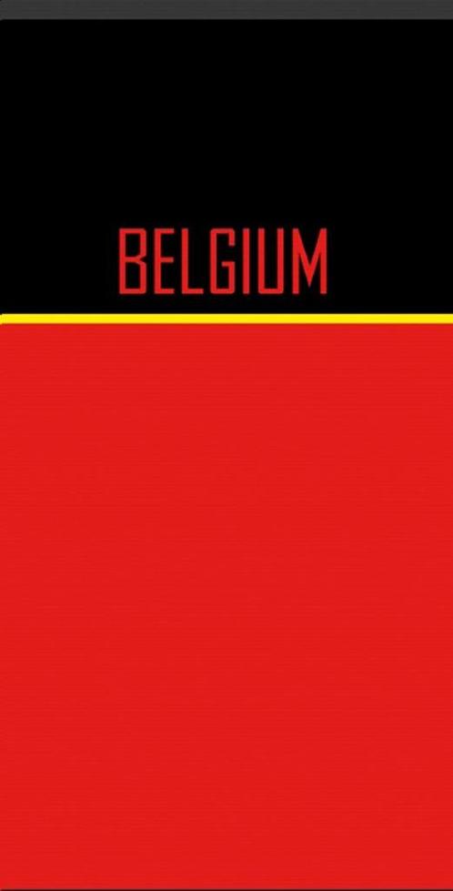 handdoek Belgium, Huis en Inrichting, Badkamer | Badtextiel en Accessoires, Nieuw, Handdoek, Rood, Ophalen of Verzenden