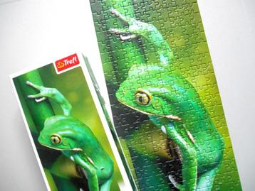Puzzle de la petite grenouille verte  -  300 pièces