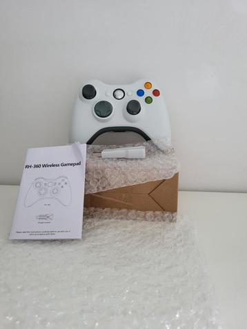 Wireless controller Xbox 360 wit, Enlèvement ou Envoi, Xbox 360, Contrôleur, Neuf
