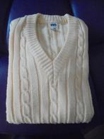 Lichtgele vintage kabeltrui LYS maat medium, Kleding | Dames, Truien en Vesten, Ophalen of Verzenden, Nieuw, Maat 38/40 (M), Geel