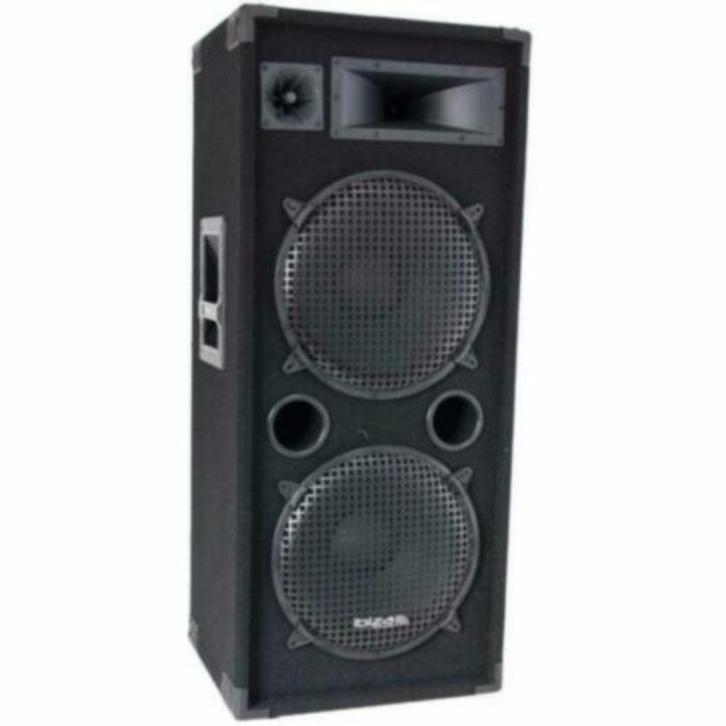 IBIZA-SOUND STAR215 3-Weg Disco speaker 2x 15 inch 1000Watt, Audio, Tv en Foto, Luidsprekerboxen, Nieuw, Overige typen, Ophalen of Verzenden