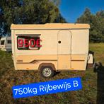 Caravan 750kg werfkeet foodtruck plooicaravan tuinhuis bouw, Caravans en Kamperen, Caravans, Bedrijf, 50 kg of minder, Koelkast