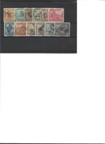 postzegels Belgisch Congo 106/117 gest, Affranchi, Enlèvement ou Envoi