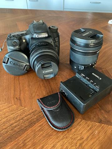 Canon eos 70d met 35mm en 10-18mm lens beschikbaar voor biedingen