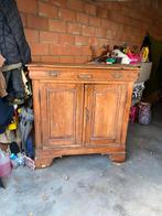 Oude grenen kast, Ophalen