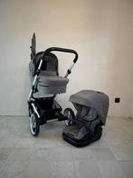 Mutsy Nio kinderwagen en draagmand taupe, Kinderen en Baby's, Kinderwagens en Combinaties, Ophalen, Zo goed als nieuw, Kinderwagen