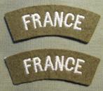FRANCE / PAIRE DE TITRES D'EPAULE., Verzenden, Overige soorten, Embleem of Badge