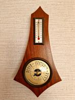 Thermomètre avec baromètre ancien, TV, Hi-fi & Vidéo, Stations météorologiques & Baromètres, Comme neuf, Enlèvement, Baromètre