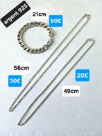 Halsketting + armband van 925 zilver, Ophalen of Verzenden, Zo goed als nieuw, Zilver