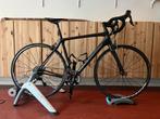 Cannondale 54 koersfiets carbon + Tacx, Fietsen en Brommers, Fietsen | Racefietsen, Carbon, Zo goed als nieuw, Meer dan 20 versnellingen