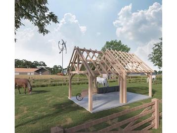 Houten Overkapping, meteen beschikbaar!, Tuin en Terras, Overkappingen, Ophalen, Nieuw
