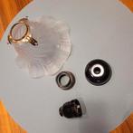 Gerenoveerde volledig opaline suspensie, Antiek en Kunst, Antiek | Verlichting, Ophalen of Verzenden