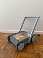 Loopwagen hout (+ puzzel), Ophalen, Zo goed als nieuw, Duw- of Trekspeelgoed
