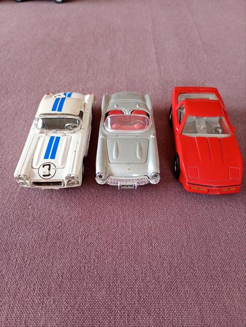 3 x Chevrolet Corvette, Hobby en Vrije tijd, Modelauto's | 1:43, Ophalen of Verzenden