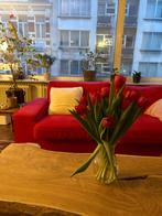 Salon - 3 zit met voetenbank Ikea Kivik, Ophalen, Gebruikt, Stof