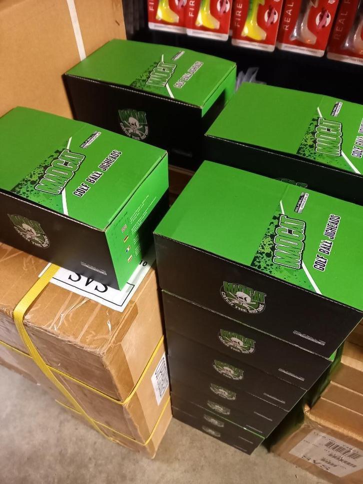 MAD-CAT Golfball Jigheads 60-gram (in #8/0...10/0...12/0), Watersport en Boten, Hengelsport | Roofvissen, Nieuw, Overige typen