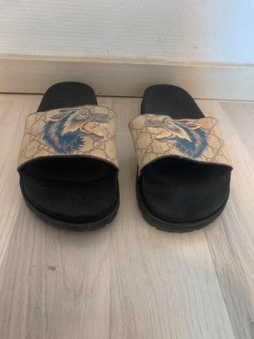 Gucci stijl Wolf slides – Maat 40/41 (sandalen / slippers) beschikbaar voor biedingen