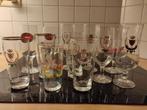 Set van 12 vintage glazen Brouwerij Roman Oudenaarde, Verzamelen, Ophalen, Gebruikt, Bierglas