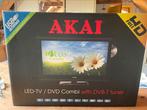 Akai ALED2404T-ledTV/DVD combo-24inch-fullHD, TV, Hi-fi & Vidéo, Chaîne Hi-fi, Comme neuf, Enlèvement, Lecteur DVD, Akai