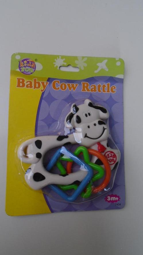 BABY SPEELGOED KOE NIEUW, Kinderen en Baby's, Speelgoed | Babyspeelgoed, Nieuw, Rammelaar, Verzenden