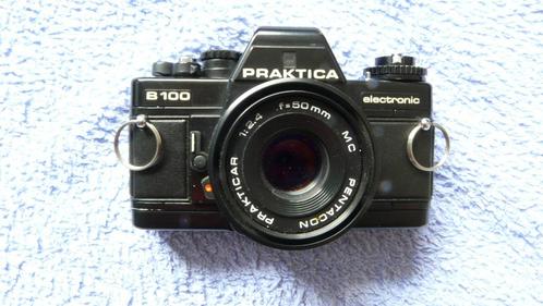 Praktica B100, Audio, Tv en Foto, Fotocamera's Analoog, Gebruikt, Spiegelreflex, Overige Merken, Ophalen of Verzenden