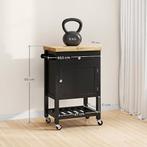 Chariot de cuisine à roulettes | LIVRAISON GRATUITE, Neuf, -, -, HOMCOM