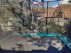 Rechthoekige trampoline van Berg met deluxe veiligheidsnet, Ophalen, Zo goed als nieuw