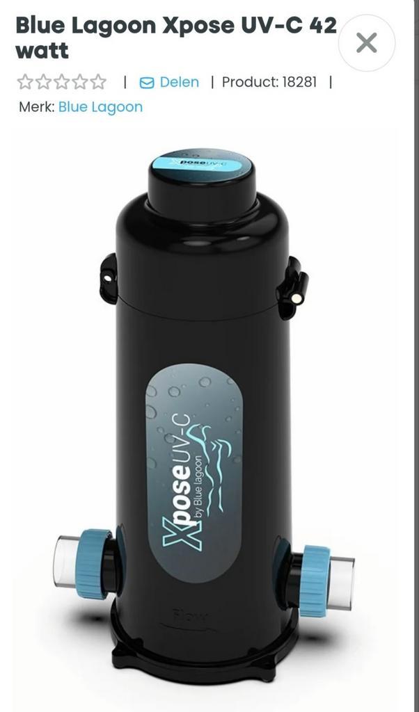 Blue Lagoon zwembad uvc lamp, Tuin en Terras, Zwembad-toebehoren, Zo goed als nieuw, Overige typen, Ophalen