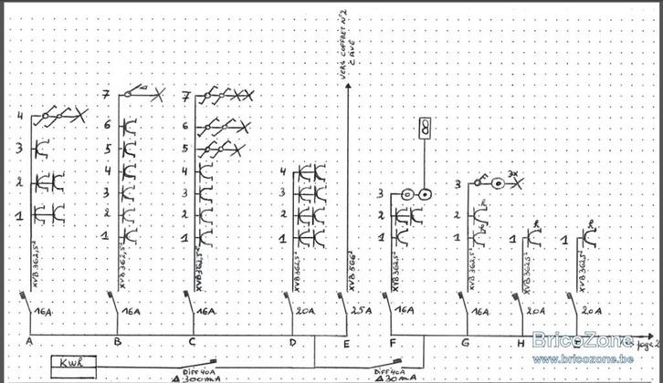 Schéma électrique sur ordinateur, Bricolage & Construction, Électricité & Câbles, Enlèvement