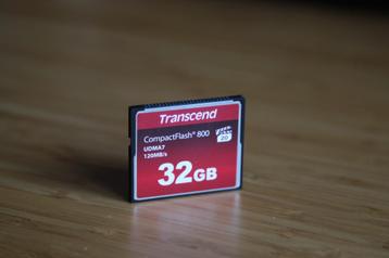 Transcend 32GB CF kaart 800x beschikbaar voor biedingen