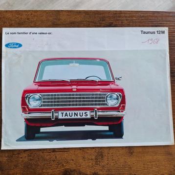 FORD TAUNUS 12 M 1968, Enlèvement ou Envoi, Comme neuf, Ford
