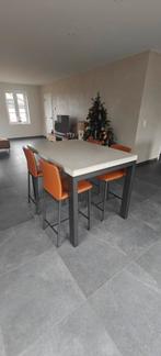 MOET WEG! Xooon designer bartafel en lederen barkrukken, Huis en Inrichting, Tafels | Eettafels, Ophalen