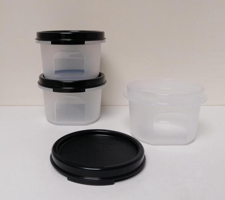 Tupperware™ « Gagn'Espace ronde » 200 ml x 3, Maison & Meubles, Cuisine| Tupperware, Neuf, Boîte, Blanc, Envoi