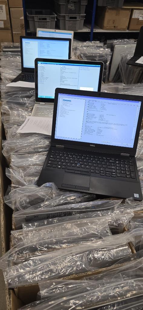 Wholesale – 60 Units – Grade A/B Laptops – Dell, HP, Lenovo, Computers en Software, Accu's en Batterijen, Gebruikt, Ophalen of Verzenden