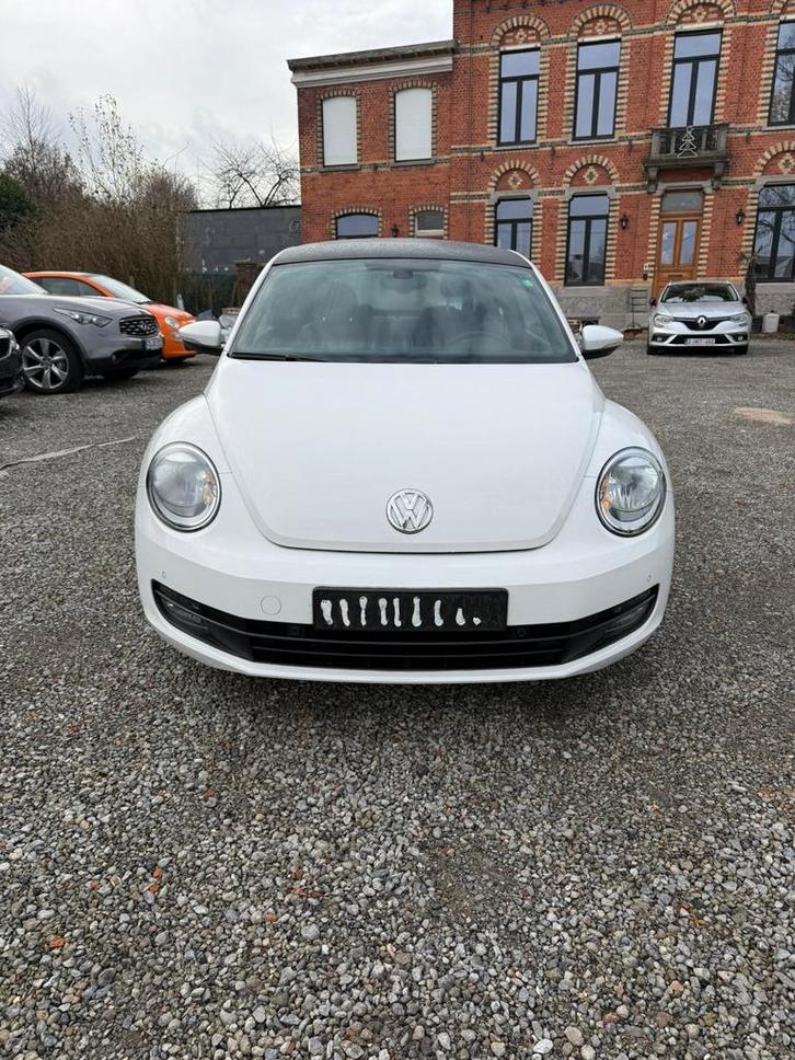 VW   BEETLE   1.2  TSI   TOPAANBOD!!!!!!!!!!, Auto's, Volkswagen, Bedrijf, Te koop, Beetle (Kever), Benzine, Euro 5, Wit, Zwart